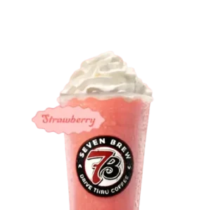 Strawberry with heavy whipping Cream Fizz